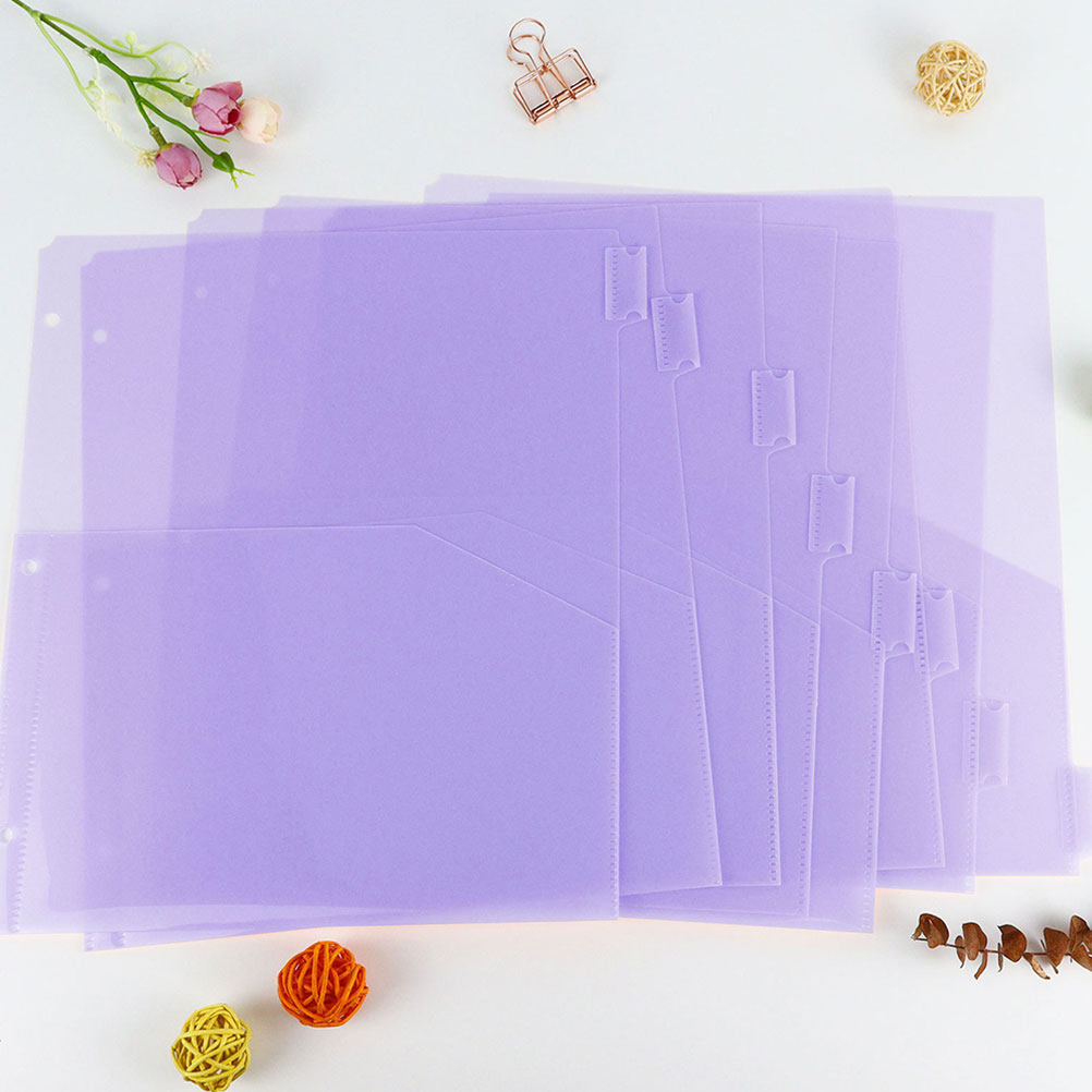2Sets A4 Plastic Binder Divide - Tab Divider A4 评论和价格