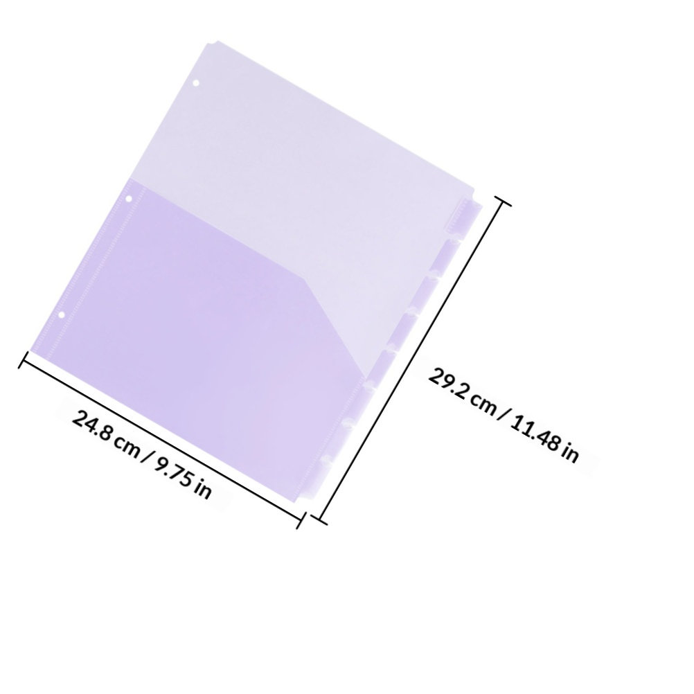 2Sets A4 Plastic Binder Divide - Tab Divider A4 评论和价格